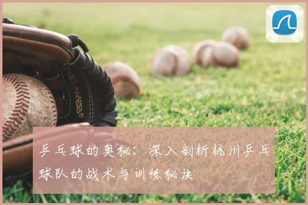 乒乓球的奥秘：深入剖析杭州乒乓球队的战术与训练秘诀