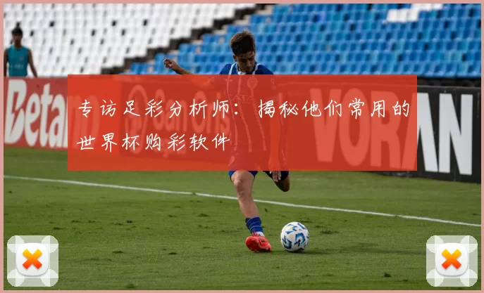 专访足彩分析师：揭秘他们常用的世界杯购彩软件