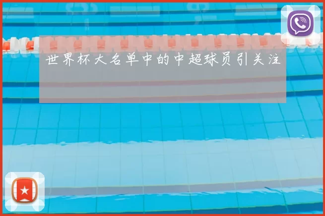 世界杯大名单中的中超球员引关注